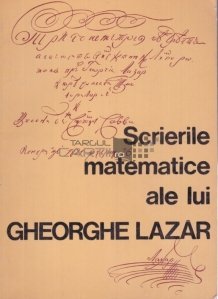 Scrierile matematice ale lui Gheorghe Lazar