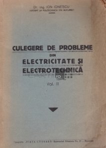 Culegere de probleme din electricitate si electrotechnica