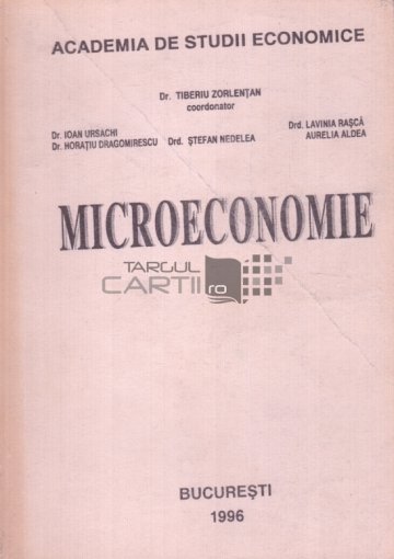 conversation campaign To edit Tiberiu Zorlentan (coord.) - Microeconomie