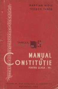 Manual de Constitutie pentru clasa a VIII-a