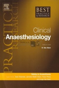Clinical Anaesthesiology / Anesteziologie Clinica