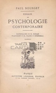 Essais de psychologie contemporaine / Eseuri asupra psihologiei contemporane