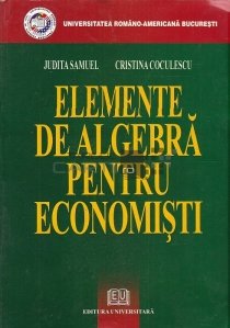Elemente de algebra pentru economisti