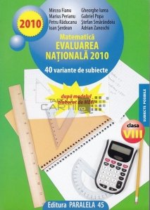 Matematica pentru evaluarea nationala 2010: variante de subiecte