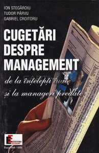 Cugetari despre management