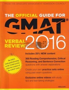The Official Guide for GMAT Verbal Review 2016