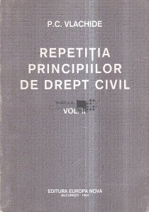Repetitia principiilor de drept civil