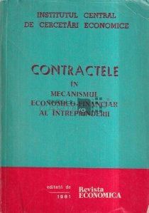 Contractele in mecanismul economic-financiar al intreprinderii