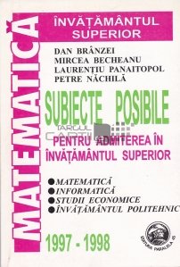 Matematica - Subiecte posibile