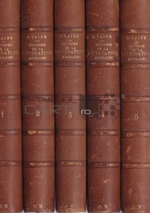 Histoire de la litterature anglaise / Istoria literaturii engleze