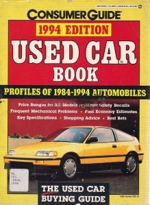 Used car book / Cartea masinii uzate. Profilurile automobilelor 1984-1994