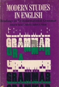 Modern Studies in English / Studii moderne in limba engleza. Citirea in gramatica transformationala