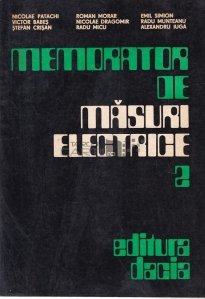 Memorator de masuri electrice, vol. II