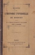 Discours sur L'Histoire Universelle de Bossuet