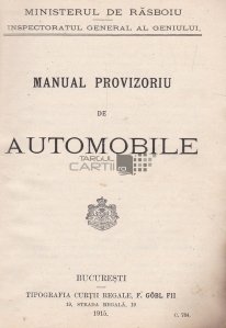Manual provizoriu de automobile