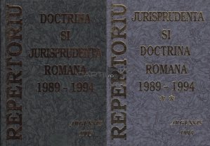 Repertoriu de jurisprudenta si doctrina romana 1989-1994