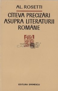 Citeva precizari asupra literaturii romane