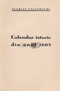 Calendar istoric din anul 1603