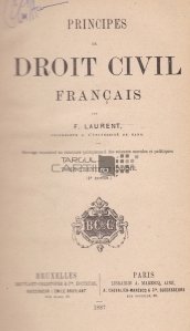 Principes de droit civil francais / Principii de drept francez