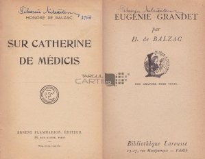 Sur Catherine de Medicis/ Eugenie Grandet