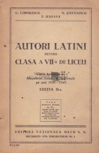 Autori latini pentru clasa VII-a de liceu