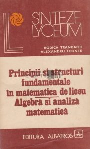 Principii si structuri fundamentale in matematica de liceu