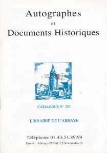 Autographes et Documents Historiques / Autografe si documente istorice