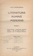 Literatura romina moderna