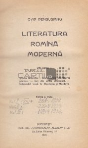Literatura romina moderna