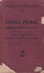 Codul Penal ''Regele Carol al II-lea
