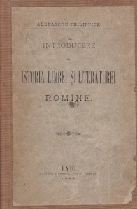 Introducere in istoria limbei si literaturei romine