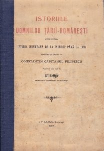 Istoriile domnilor Tarii-Romanesti