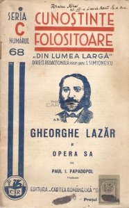 Gheorghe Lazar si opera sa