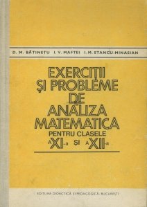 Exercitii si probleme de analiza matematica
