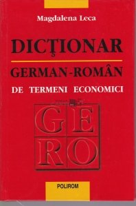Dictionar German-Roman de termeni economici