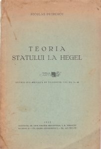 Teoria statului la Hegel
