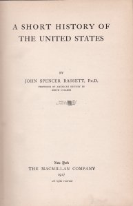 A Short History of the United States / Scurta istorie a Statelor Unite
