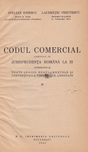 Codul comercial adnotat cu jurisprudenta romana la zi