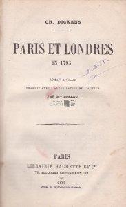 Paris et Londres en 1793 / Paris si Londra in 1793