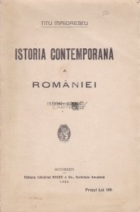 Istoria contemporana a Romaniei