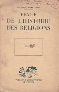 Revue de l'histoire des religions / Rezumat de istoria religiilor: mitologie asiatica si folclor sud-est european