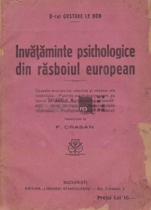 Invataminte psihologice din rasboiul european
