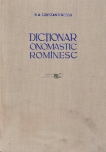 Dictionar onomastic rominesc