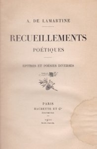 Recueillements poetiques / Meditatii poetice