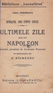 Ultimele zile ale lui Napoleon