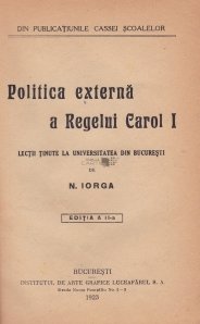 Politica externe a Regelui Carol I