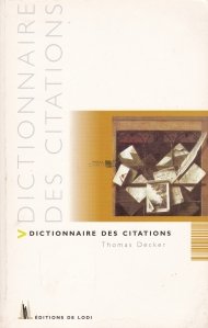 Dictionnaire des citations, maximes, dictons et proverbes francais