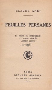 Feuilles persanes / Pagini persane