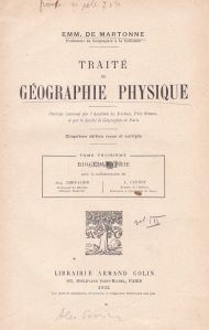 Traite de geographie physique / Tratat de geografie fizica