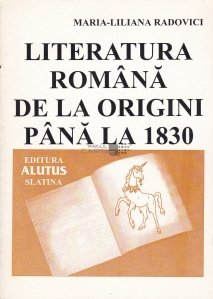 Literatura romana de la origini pana la 1830